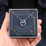 Gift For Wife - I will Love You Until Lucky in Love Necklace
