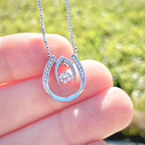 Gift For Wife - I will Love You Until Lucky in Love Necklace