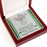 Girlfriend Gift-St. Patrick's Day Irish Lass Love Necklace