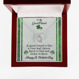 Friendship Gift - Saint Patrick"s Day Good Luck Necklace