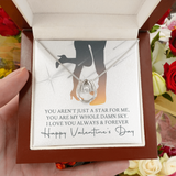 Valentine's Necklace Gift For Her - You Are My Whole Damn Sky