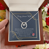Gift For Wife - I will Love You Until Lucky in Love Necklace