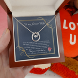 Gift For Wife - I will Love You Until Lucky in Love Necklace