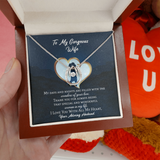 To My Wife Gift - Lucky in Love Necklace