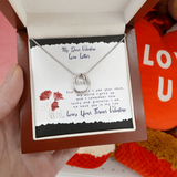 Valentine's Day Gift For Her - Love Letter Necklace Gift