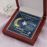 Granddaughter Gift - Love Knot Necklace and Earring Set