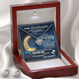 Granddaughter Gift - Love Knot Necklace and Earring Set