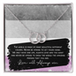 Asexual Stripe Message Card Jewelry