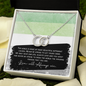Aromantic Jewelry Card Necklace Gift
