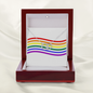 LGBTQ Flag Message Card Necklace