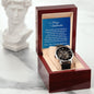 To My Man My Soulmate Watch Gift- I Will Love You Until The End Of Time