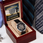 Gift For Handpicked Son-Men's Openwork Watch