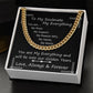 To My Soulmate My Everything Chain Link Necklace Gift