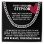 Stepson Gift From Bonus Mom- Cuban Chain Link Necklace