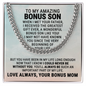 Gift For Bonus Son From Mom-Cuban Chain Necklace