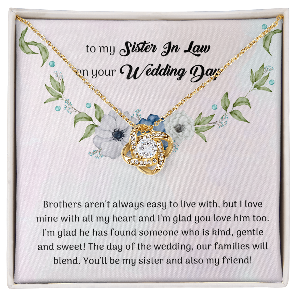 Gift For My Sister In Law On Wedding Day - Necklace