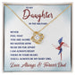 Military Daughter Gift - You Are Never Alone
