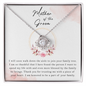 Gift For Mother Of The Groom - Down The Isle Necklace Gift