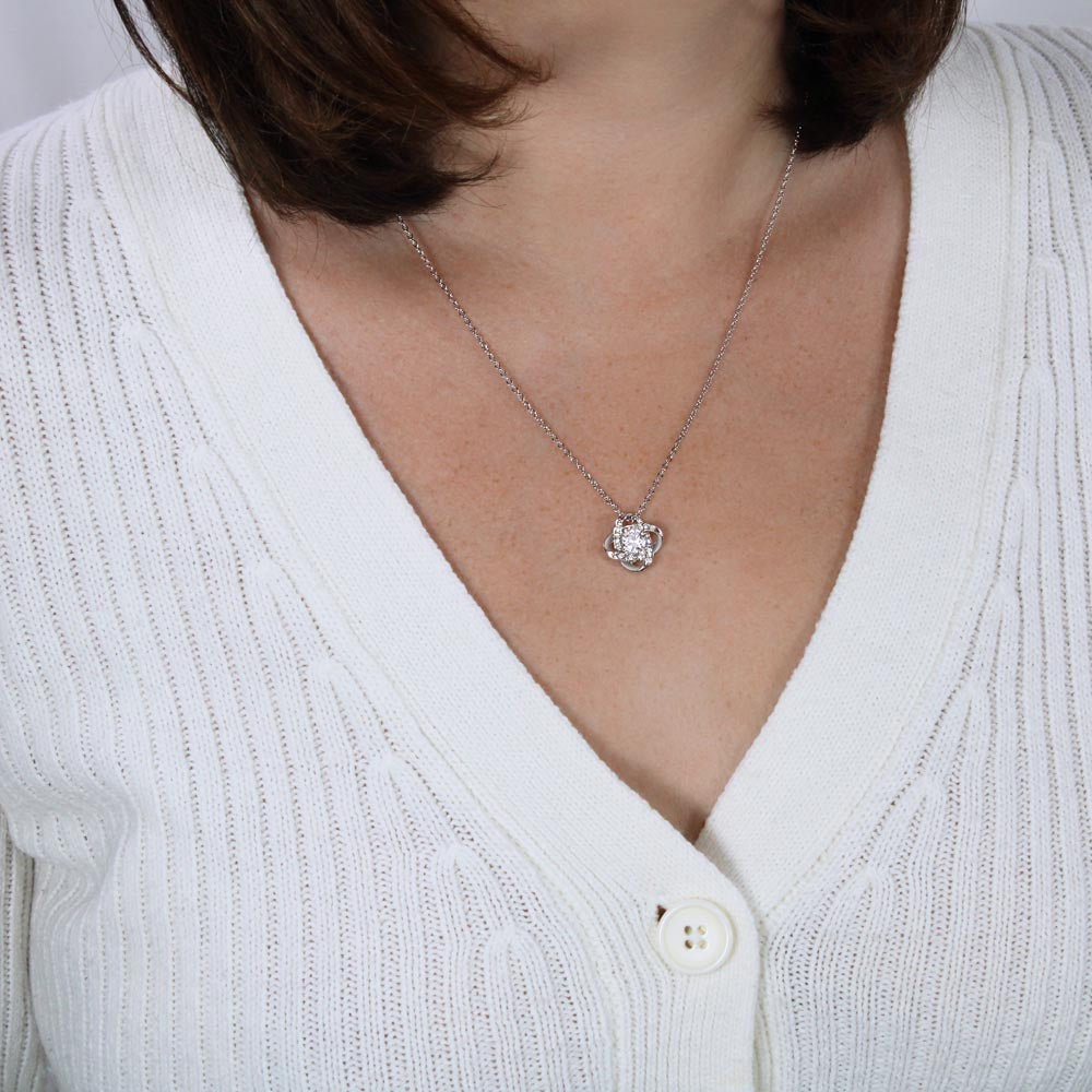 Wife Anniversary Gift From Husband- Love Knot Necklace