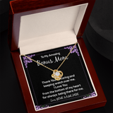 Personalized Necklace Gift For Your Bonus Mom