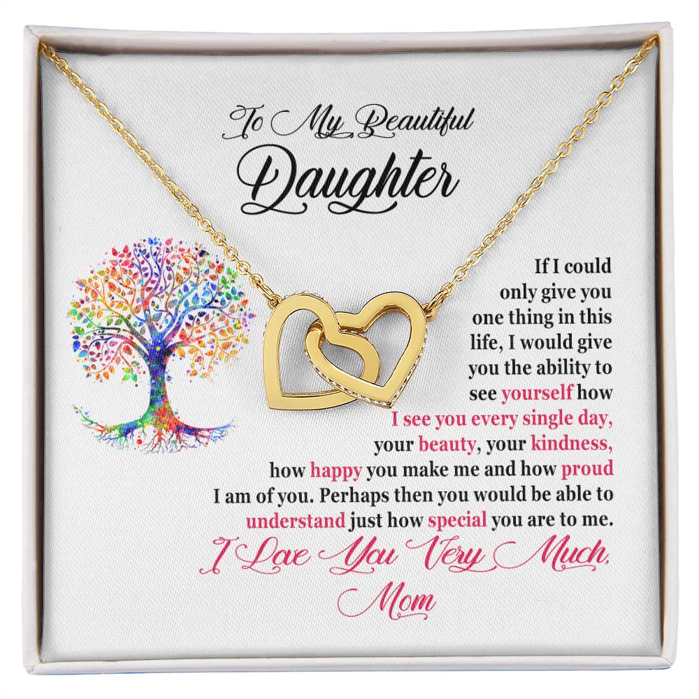 Daughter Necklace From Mom - I Am So Proud Of You