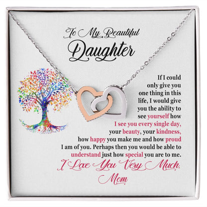 Daughter Necklace From Mom - I Am So Proud Of You