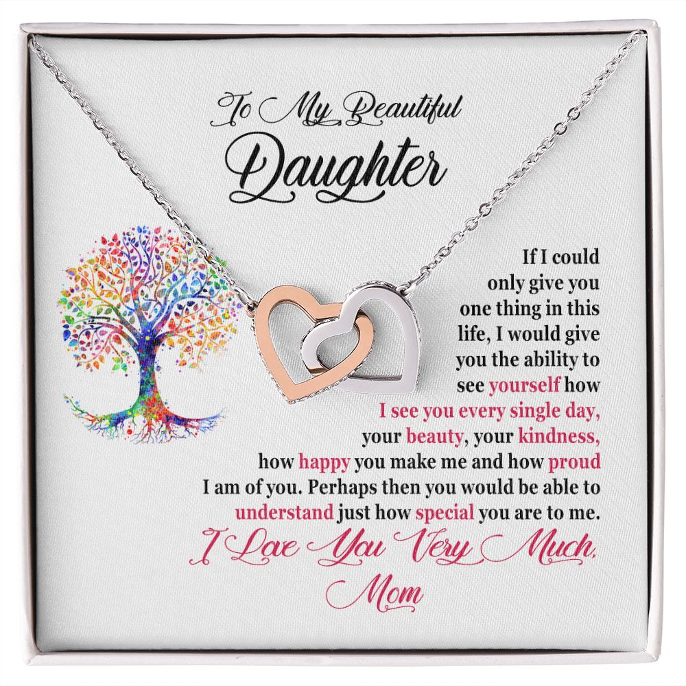 Daughter Necklace From Mom - I Am So Proud Of You