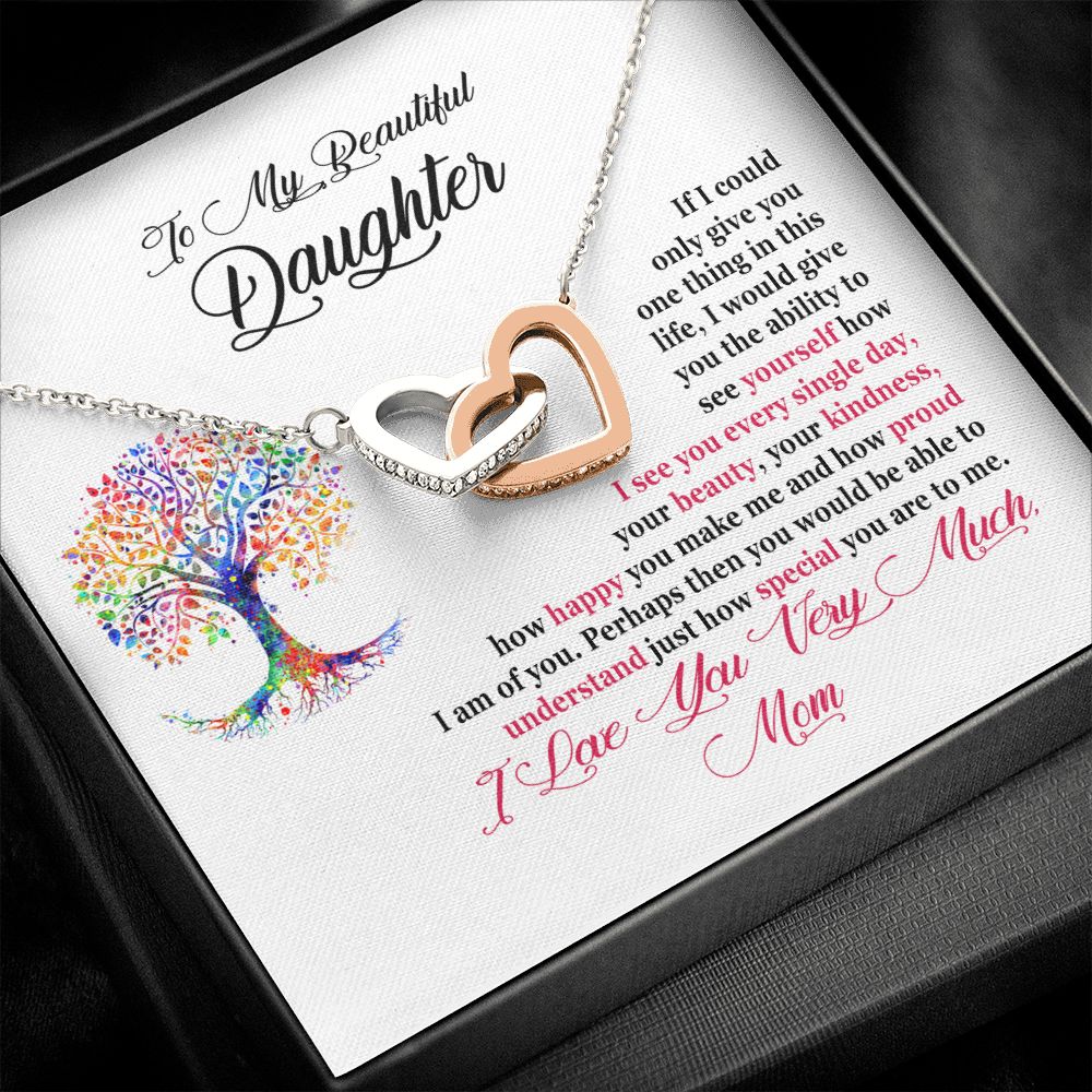 Daughter Necklace From Mom - I Am So Proud Of You