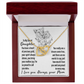 Daughter Necklace Gift From Mom - You Bring Your Mother Joy