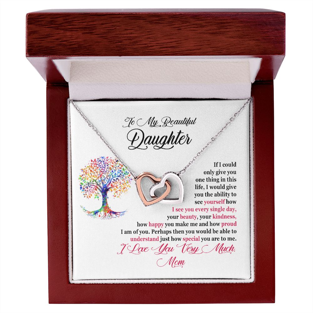 Daughter Necklace From Mom - I Am So Proud Of You