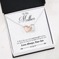 "BEST MOM" INTERLOCKING HEART NECKLACE - (FROM SON)