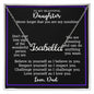 To My Daughter Love Dad-Personalized Name Necklace