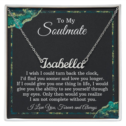 Custom Gift For Soulmate- Name Necklace