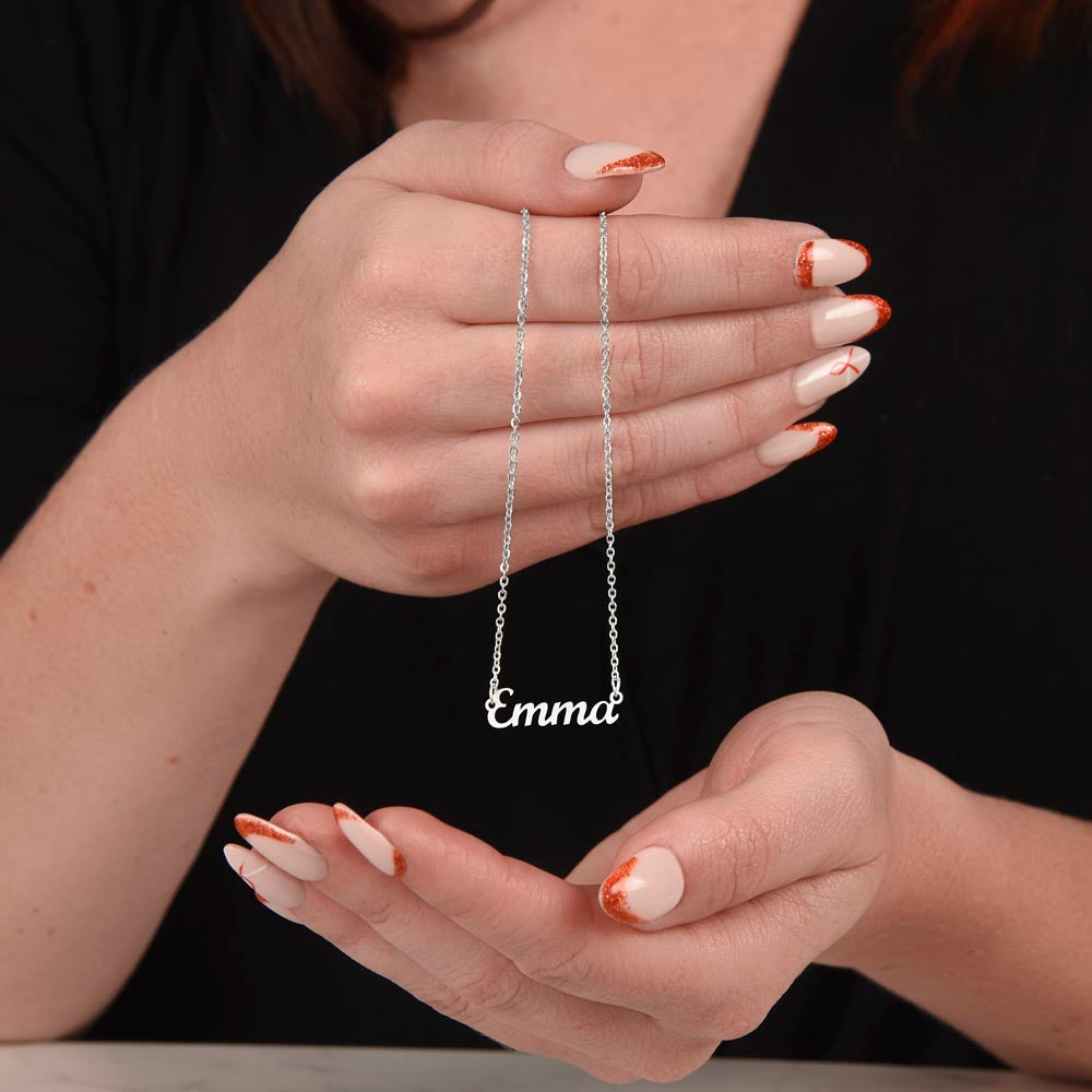 To My Wife Jewelry Gift- Personalized Name Necklace