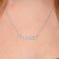 Gift For My Granddaughter From Grandma- Personalized Name Necklace