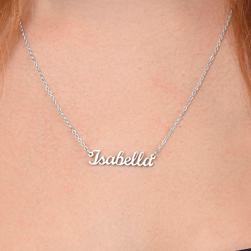 To My Wife Jewelry Gift- Personalized Name Necklace