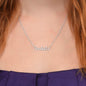 To My Daughter Love Dad-Personalized Name Necklace