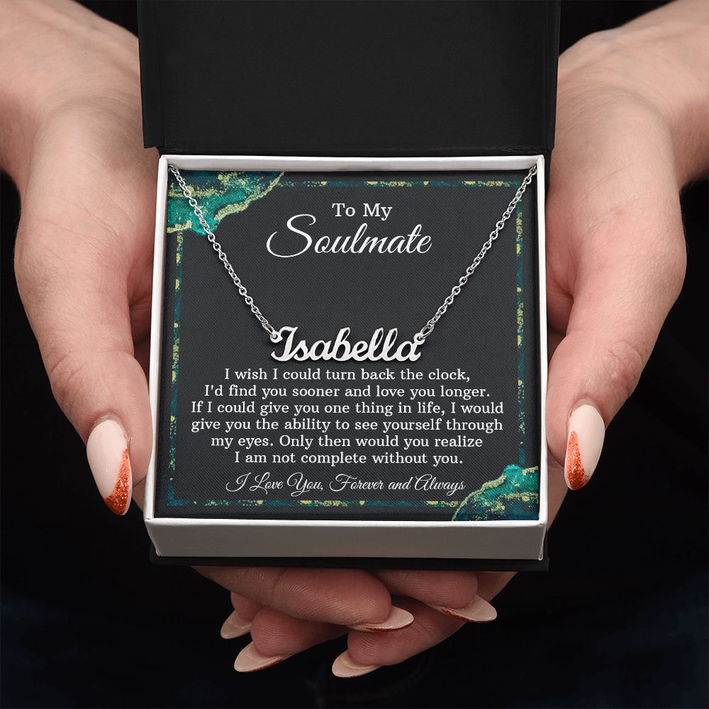 Custom Gift For Soulmate- Name Necklace