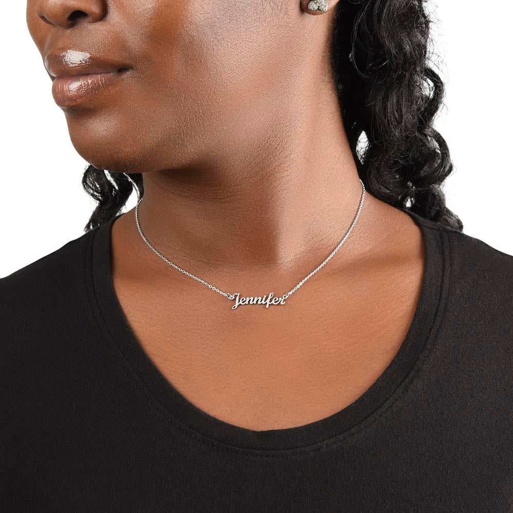 Bonus Daughter Gift-Personalized Name Necklace