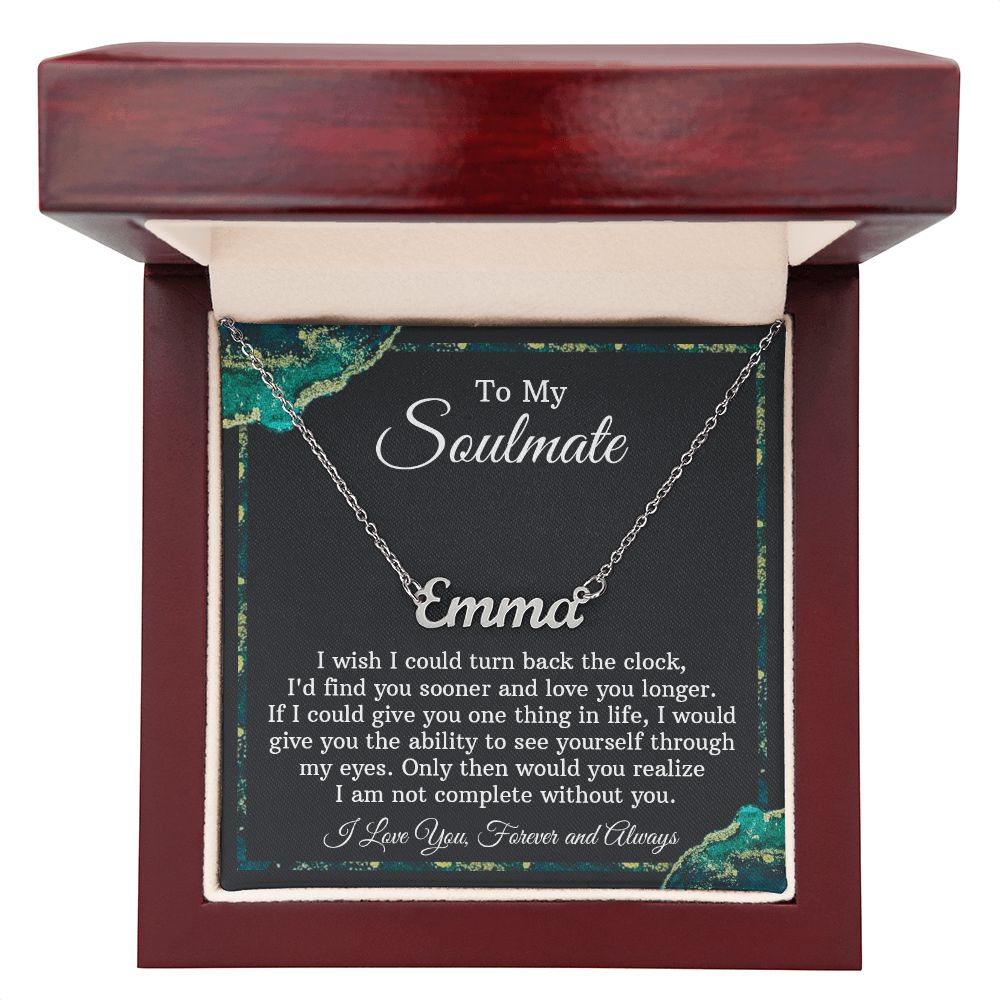 Custom Gift For Soulmate- Name Necklace