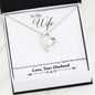 "TO MY WIFE" FOREVER LOVE NECKLACE - WITHOUT YOU I'M NOTHING