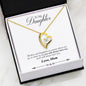 "TO MY DAUGHTER" FOREVER LOVE NECKLACE-YOU WILL ALWAYS HAVE ME (FROM MOM)