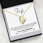 "TO MY WIFE" FOREVER LOVE NECKLACE - YOU COMPLETE ME