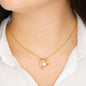 "TO MY DAUGHTER" FOREVER LOVE NECKLACE - TOGETHER FOREVER" (FROM MOM)
