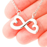 TO MY WIFE~JOY OF MY LIFE ~ EVERLASTING LOVE NECKLACE