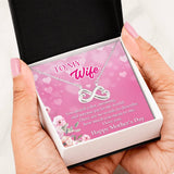 TO MY WIFE~JOY OF MY LIFE ~ EVERLASTING LOVE NECKLACE