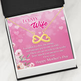 TO MY WIFE~JOY OF MY LIFE ~ EVERLASTING LOVE NECKLACE