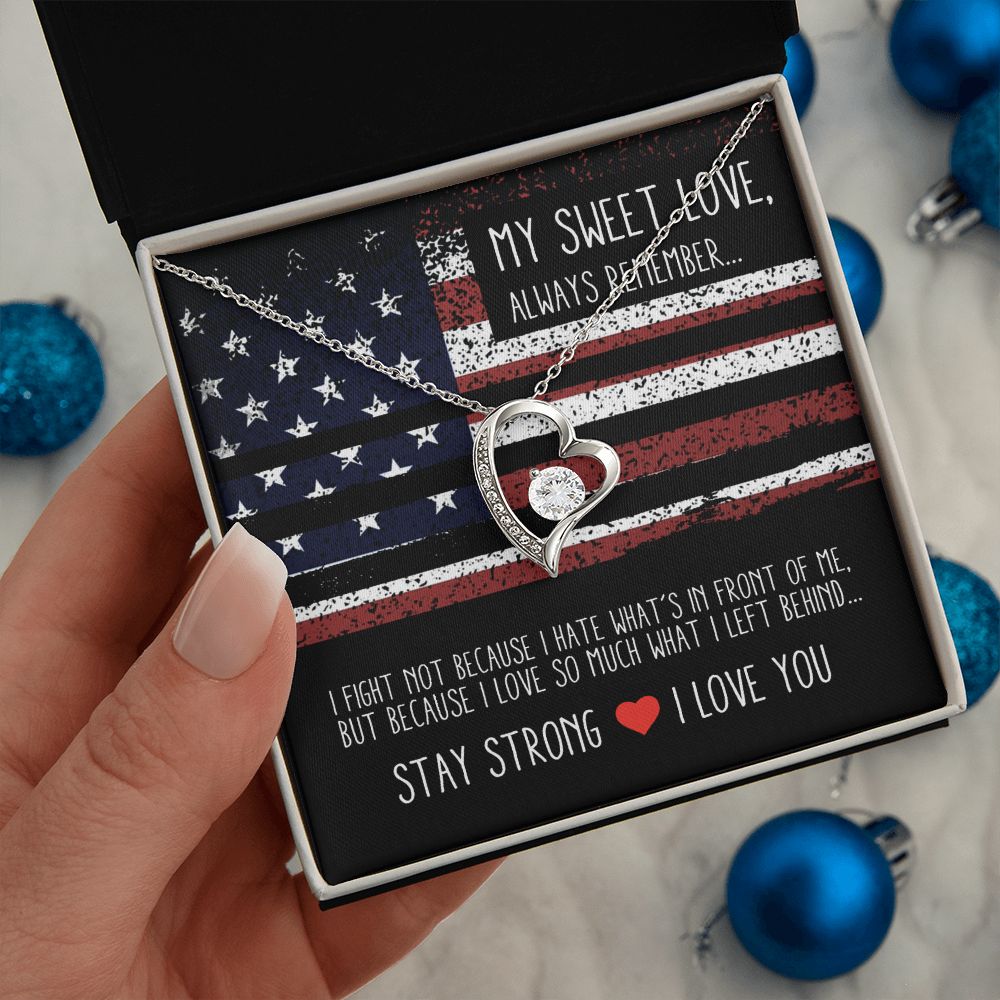 Military Gift For Woman - Stay Strong I Love You