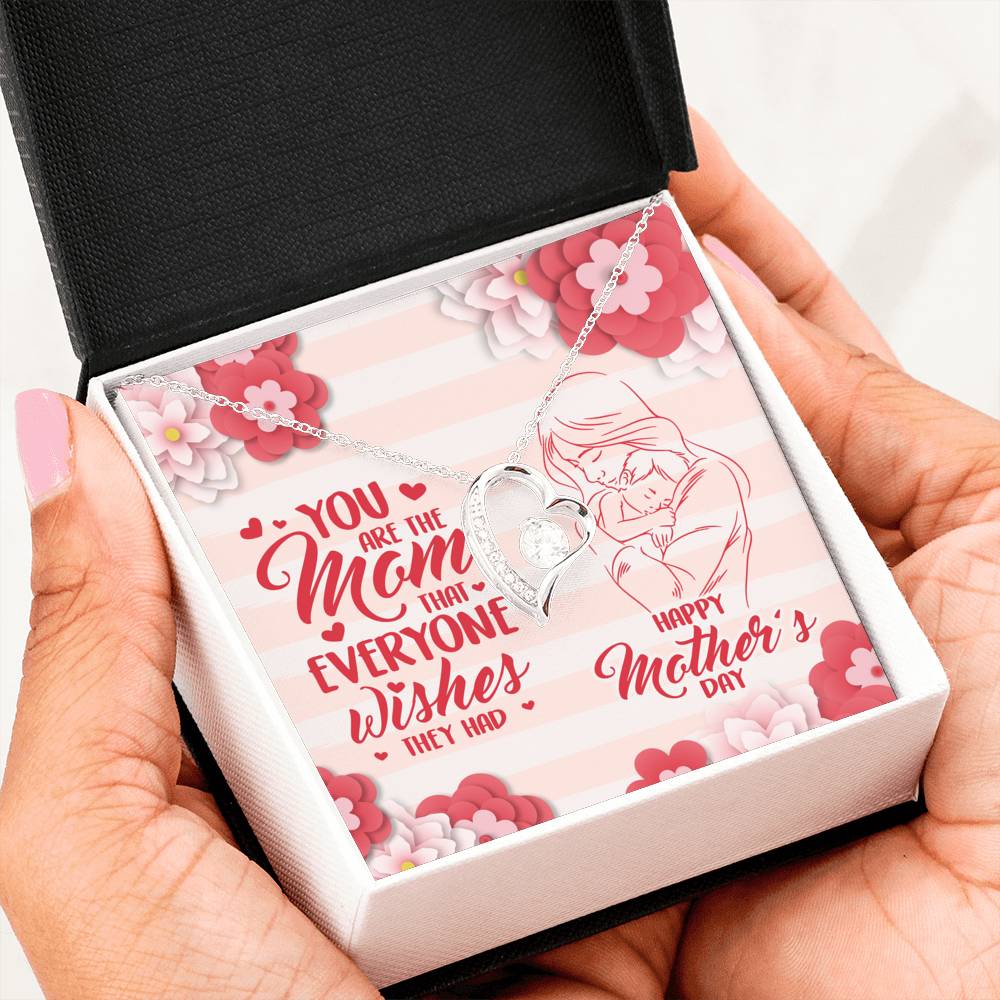 ONE AND ONLY - MOM HEART NECKLACE