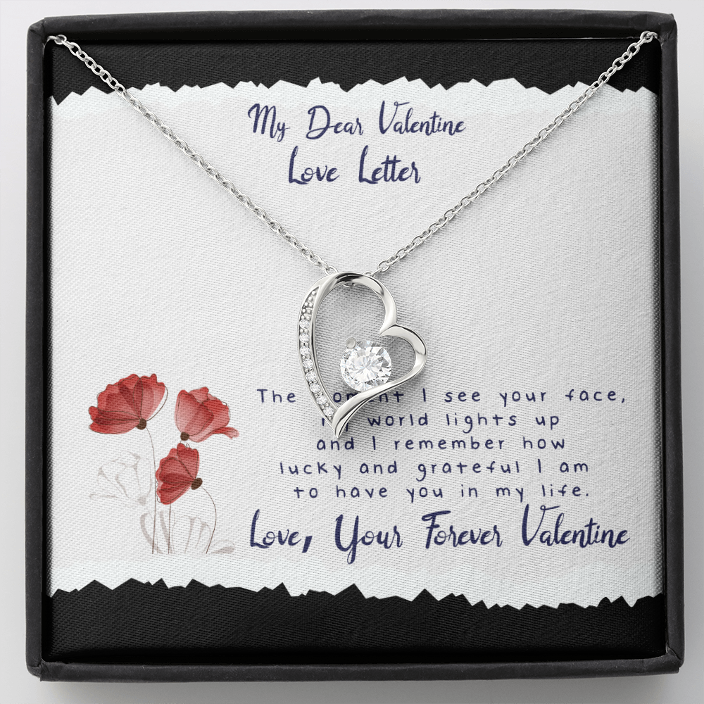 Valentine's Day Gift For Her - Love Heart Necklace